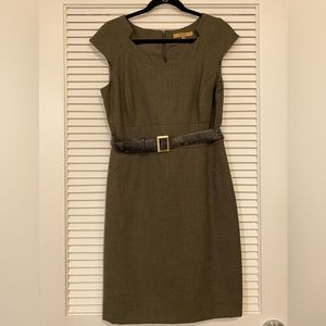 Alex Marie Capped Shoulder Pencil Dress